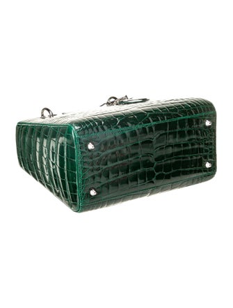 Christian Dior Crocodile Lady Dior Medium