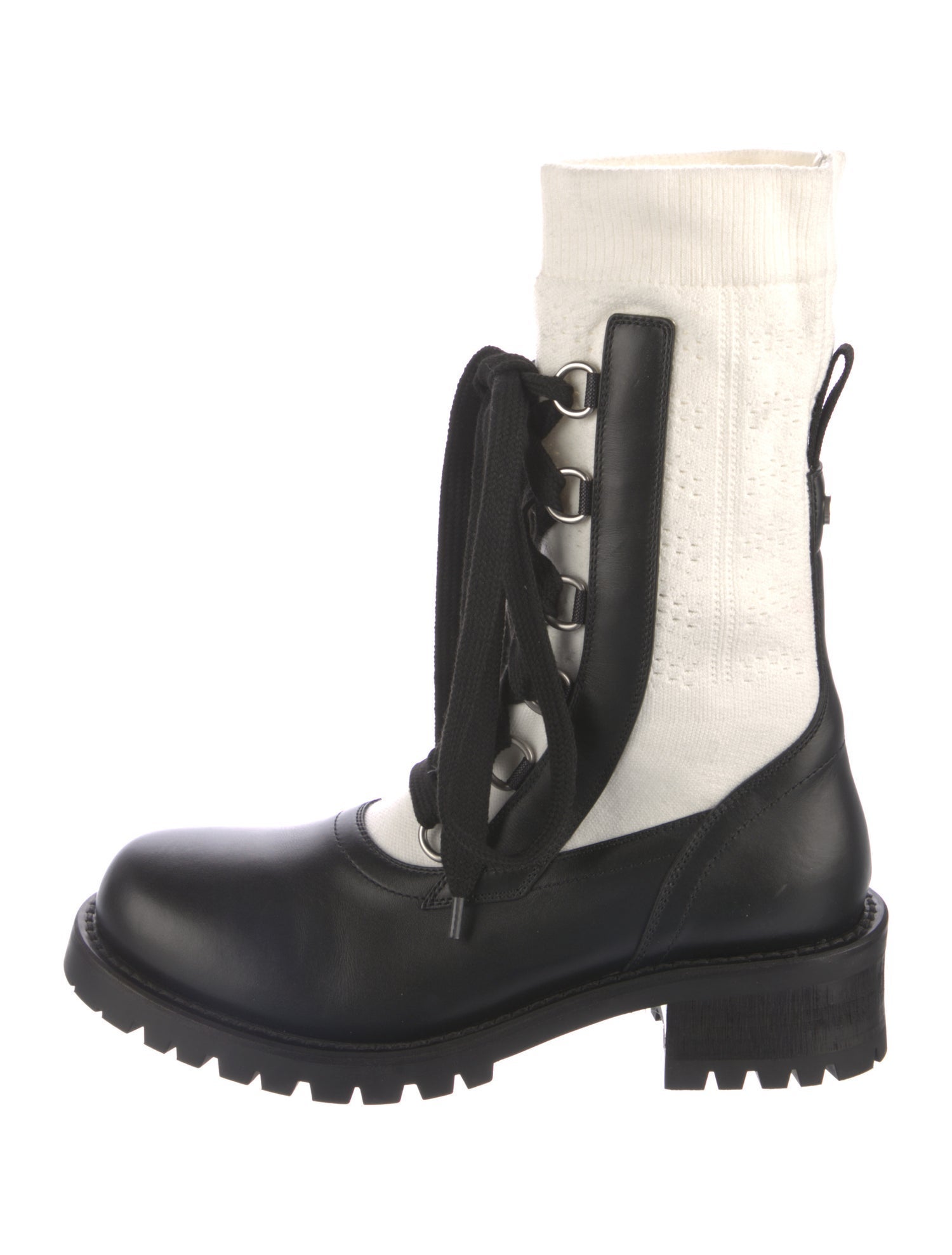 Christian Dior Printed Combat Boots