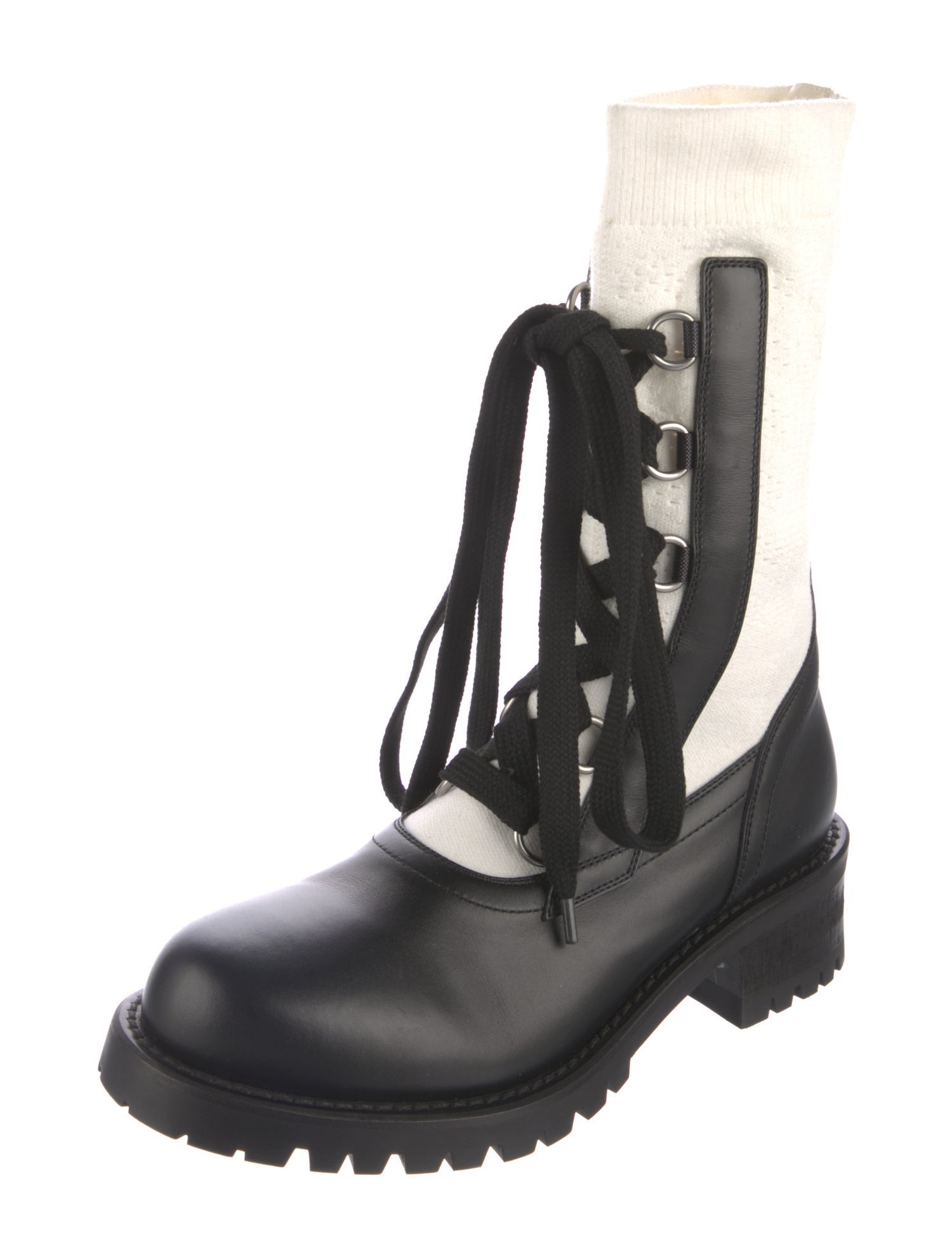 Christian Dior Printed Combat Boots