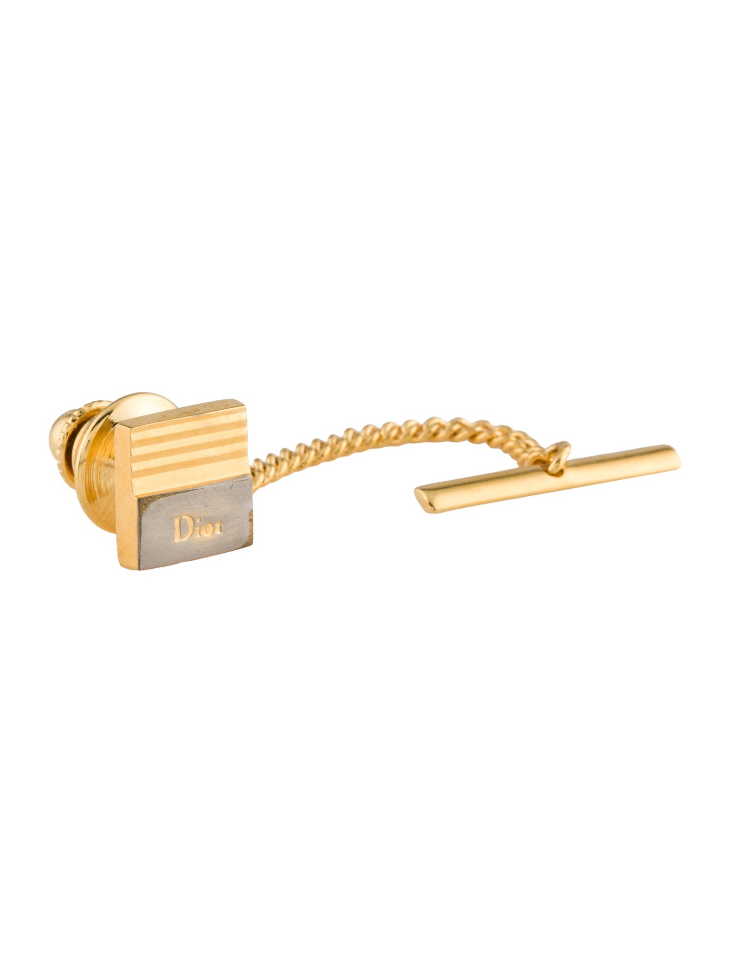 Christian Dior Vintage Two-Tone Tie Pin