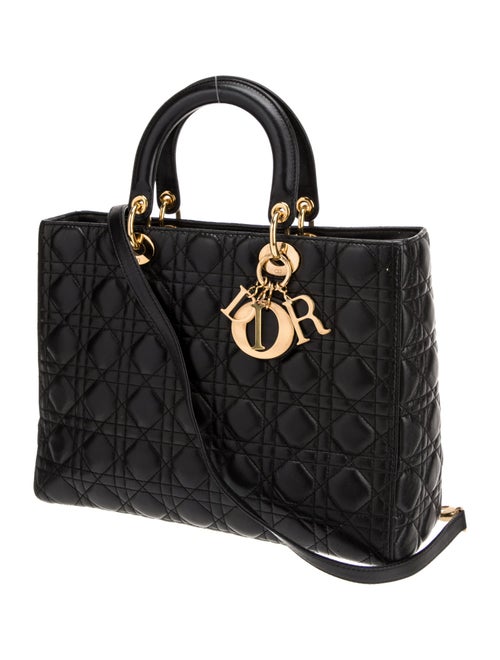 Christian Dior Cannage Lady Dior Large