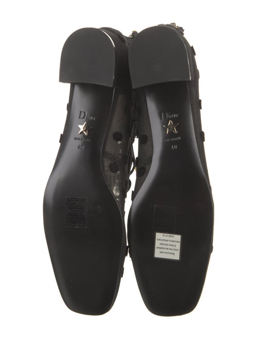 Christian Dior Mesh Animal Print Combat Boots