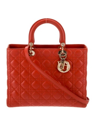 Christian Dior Cannage Lady Dior Large