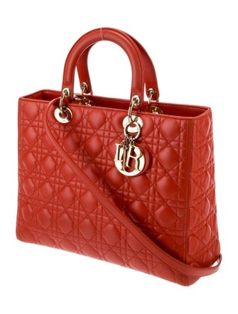 Christian Dior Cannage Lady Dior Large