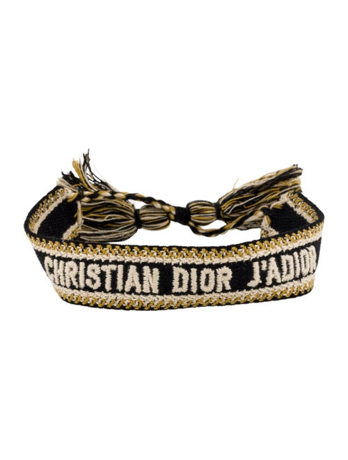 Christian Dior Fabric J'ADior Bangle Bracelet