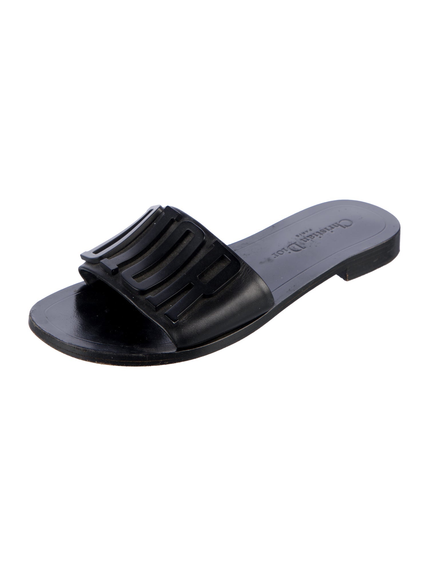 Christian Dior Leather Slides