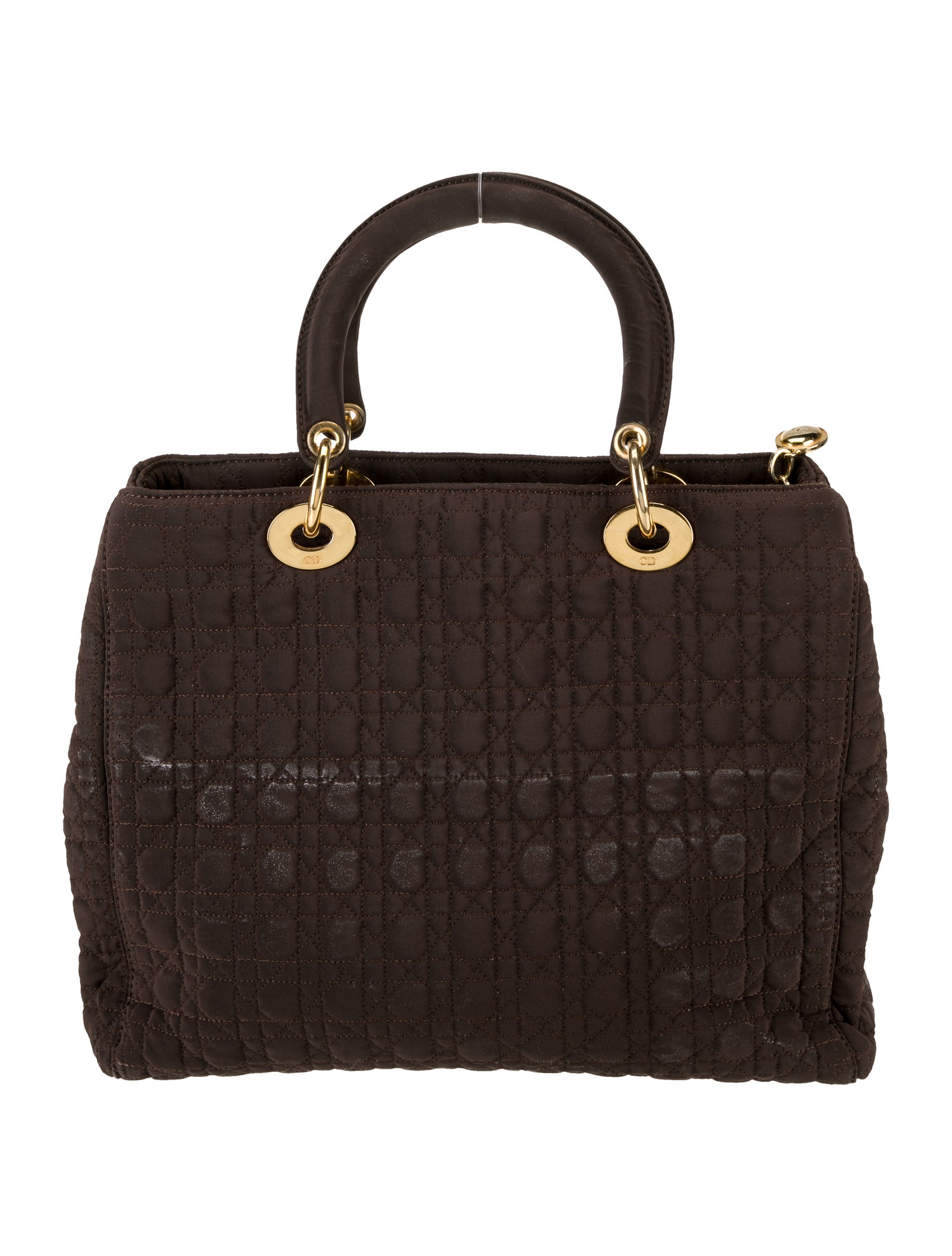 Christian Dior Cannage Top Handle Bag Medium