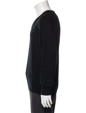Christian Dior V-Neck Long Sleeve Pullover