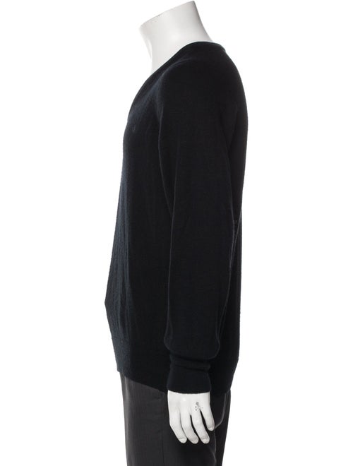 Christian Dior V-Neck Long Sleeve Pullover