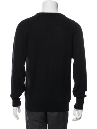 Christian Dior V-Neck Long Sleeve Pullover