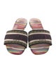 Christian Dior Canvas Printed Slides