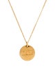 Christian Dior Vintage Circle Dior Pendant Necklace