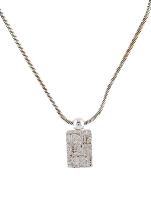 Christian Dior Crystal Trotter Pendant Necklace
