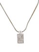 Christian Dior Crystal Trotter Pendant Necklace