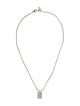 Christian Dior Crystal Trotter Pendant Necklace
