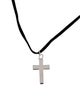 Christian Dior Cross Pendant Choker Necklace