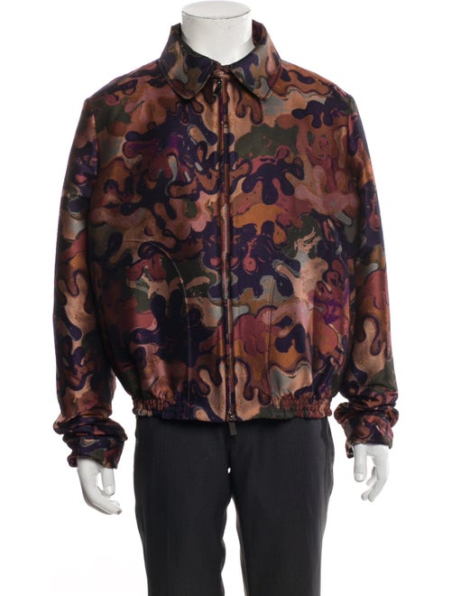 DIOR x Peter Doig 2021 Printed Utility Jacket