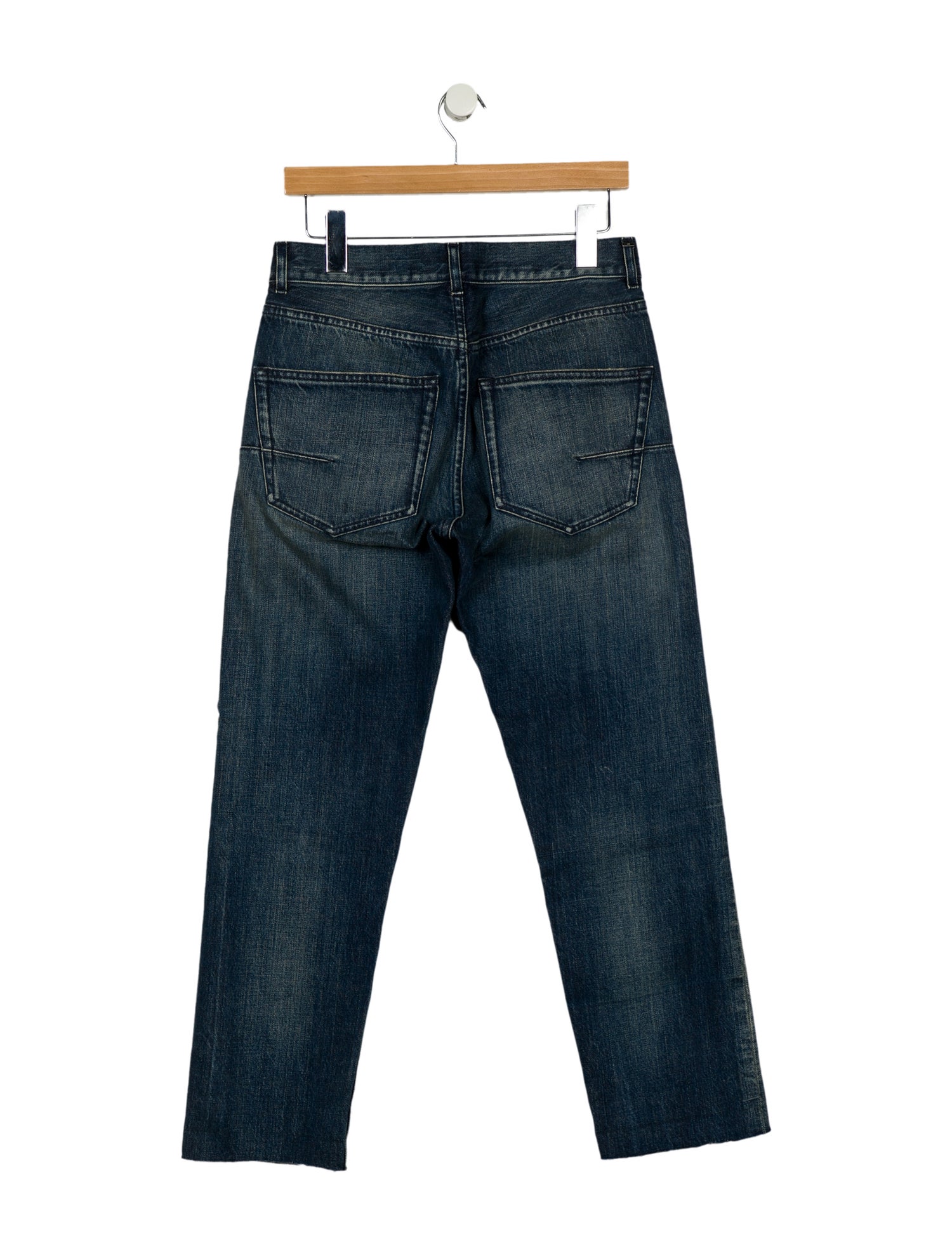 Christian Dior Mid-Rise Straight Leg Jeans