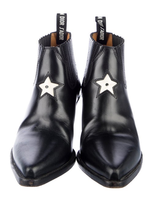 Christian Dior Leather Western Boots