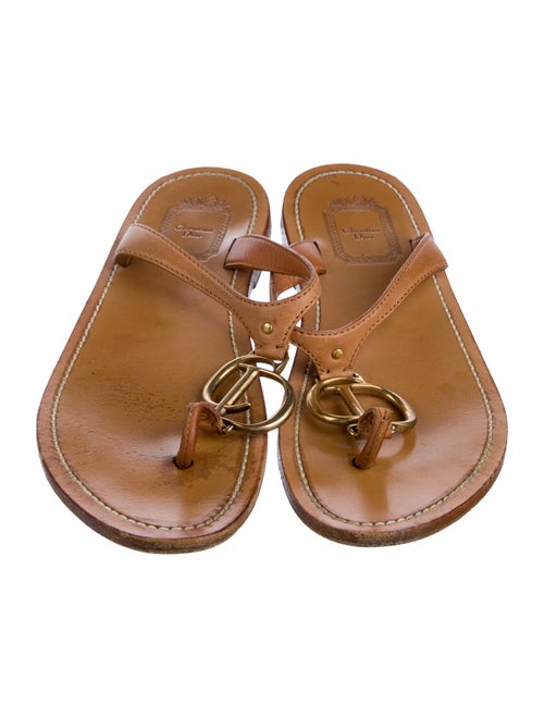 Christian Dior Leather Slides