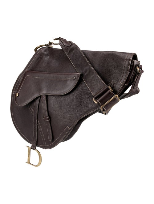 Christian Dior Leather Saddle Large