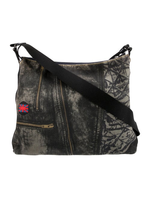 Christian Dior Denim Messenger Bag