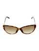 Christian Dior Cannage Pattern Cat-Eye Sunglasses