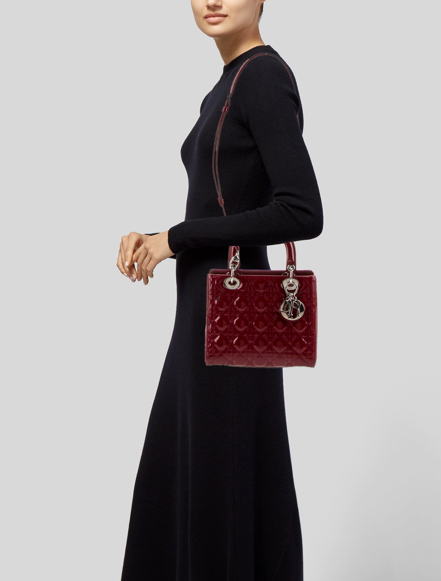 Christian Dior Cannage Top Handle Bag Medium