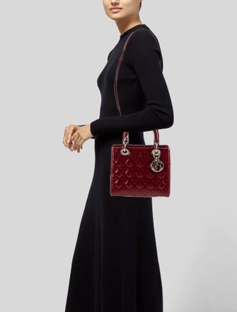 Christian Dior Cannage Top Handle Bag Medium