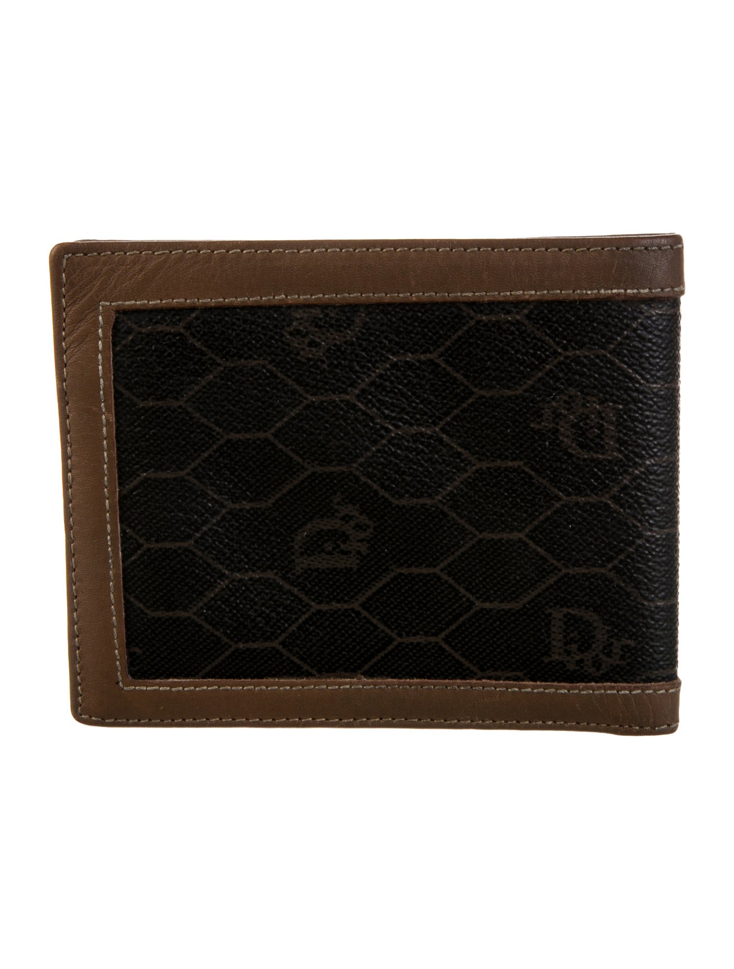 Christian Dior Vintage Honeycomb Wallet