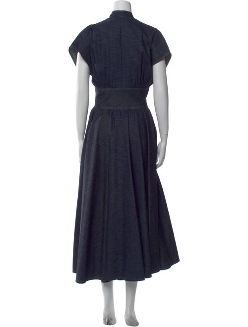Christian Dior V-Neck Long Dress