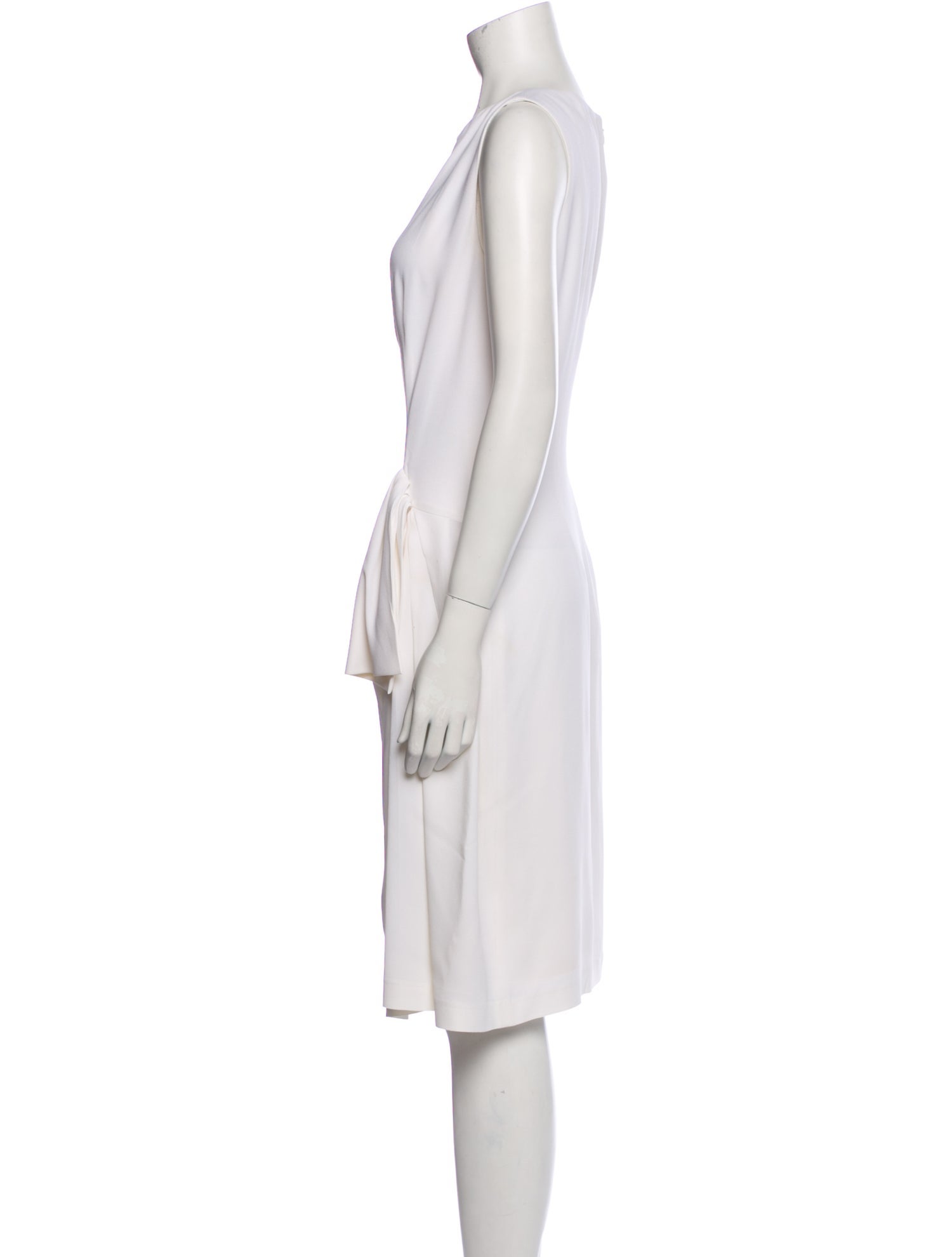 Christian Dior Bateau Neckline Knee-Length Dress