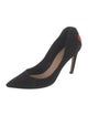 Christian Dior Suede Leather Trim Embellishment Pumps