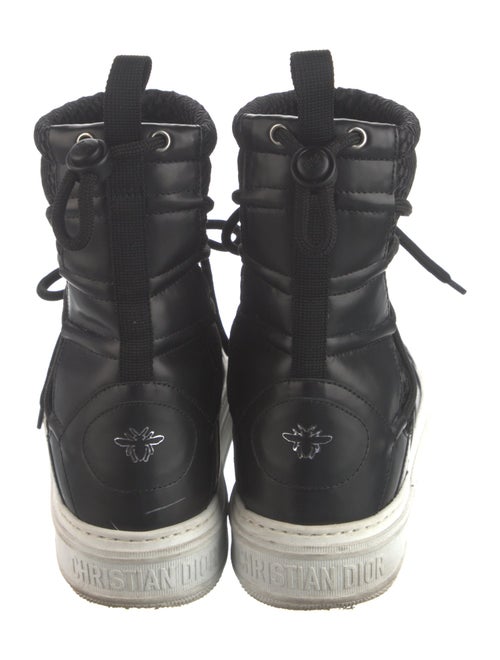 Christian Dior Leather Lace-Up Boots