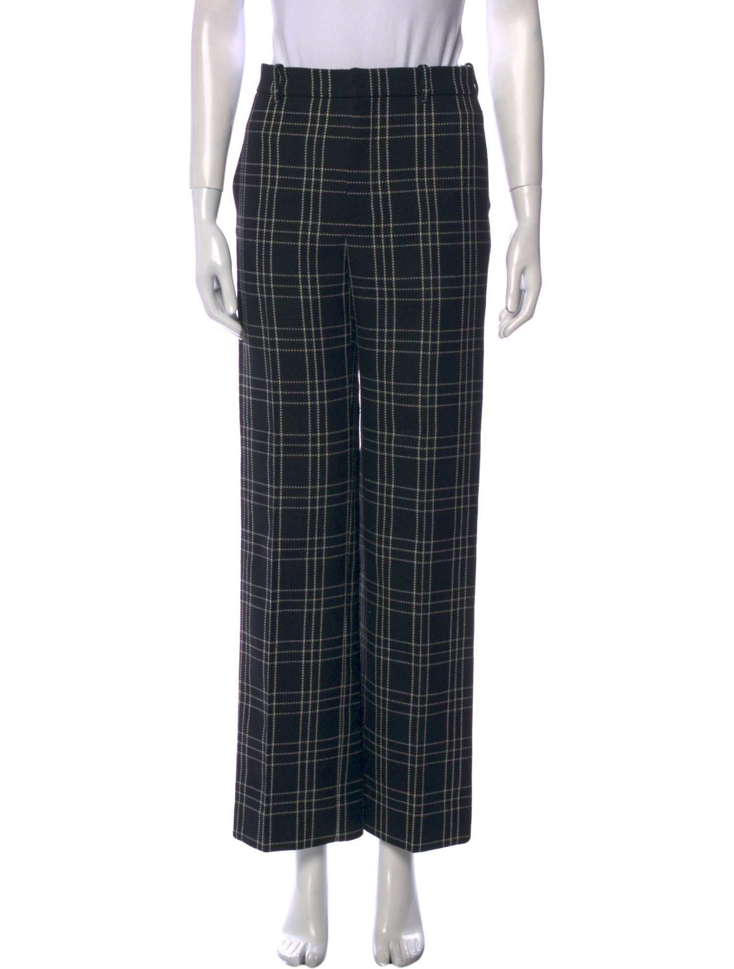 Christian Dior Virgin Wool Wide Leg Pants