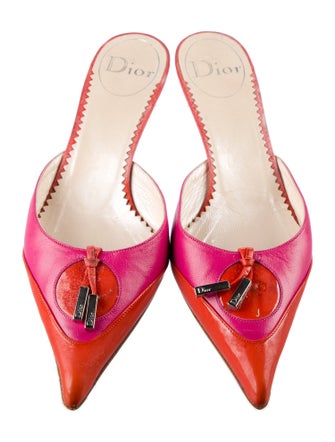 Christian Dior Leather Mules