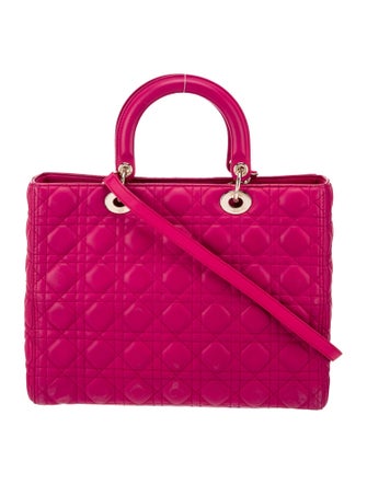 Christian Dior Cannage Lady Dior Large