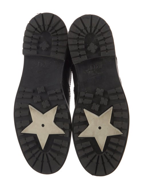 Christian Dior Diorunit Leather Combat Boots