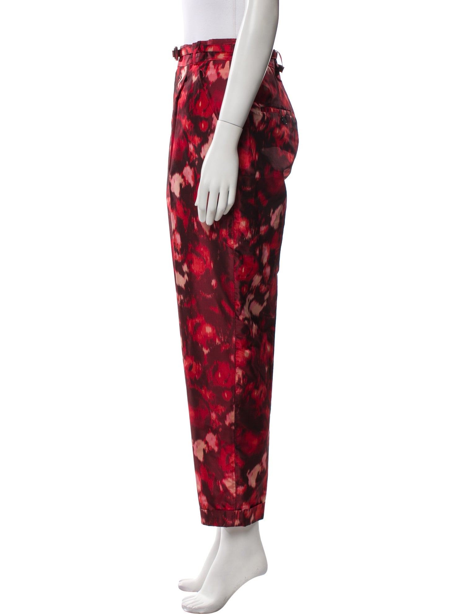 Christian Dior Silk Straight Leg Pants