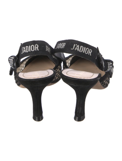 Christian Dior Mesh Mesh Accents Slingback Pumps