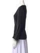 Christian Dior Virgin Wool Bateau Neckline Top