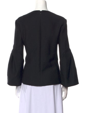 Christian Dior Virgin Wool Bateau Neckline Top