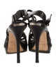 Christian Dior Mesh Mesh Accents Slingback Sandals