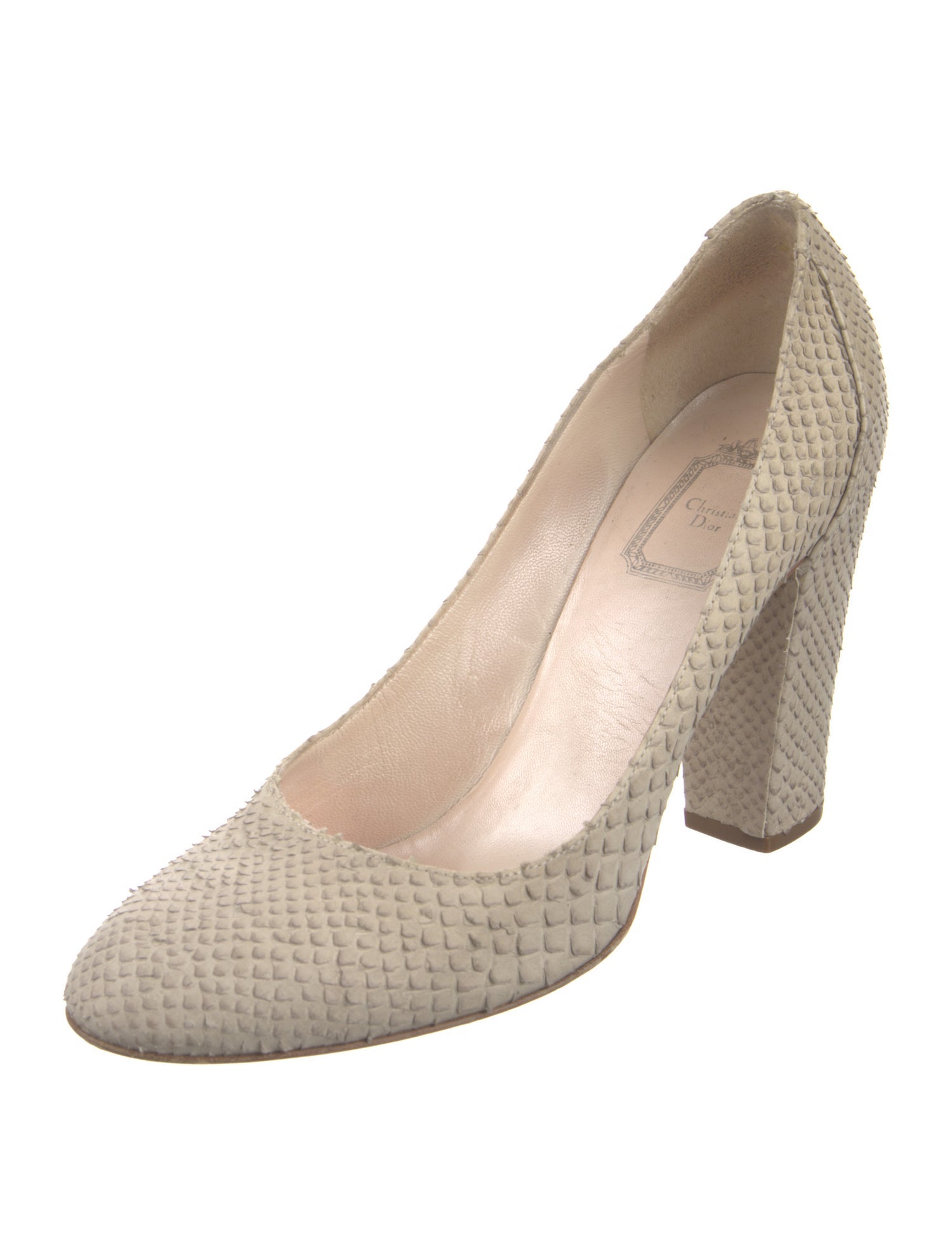 Christian Dior Snakeskin Animal Print Pumps