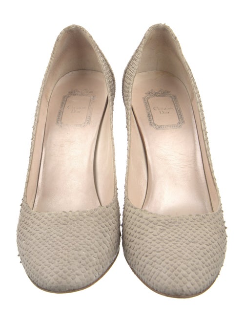 Christian Dior Snakeskin Animal Print Pumps
