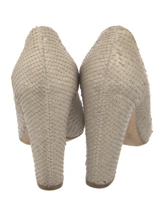 Christian Dior Snakeskin Animal Print Pumps