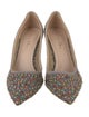 Christian Dior Mesh Sequin Embellishments Pumps