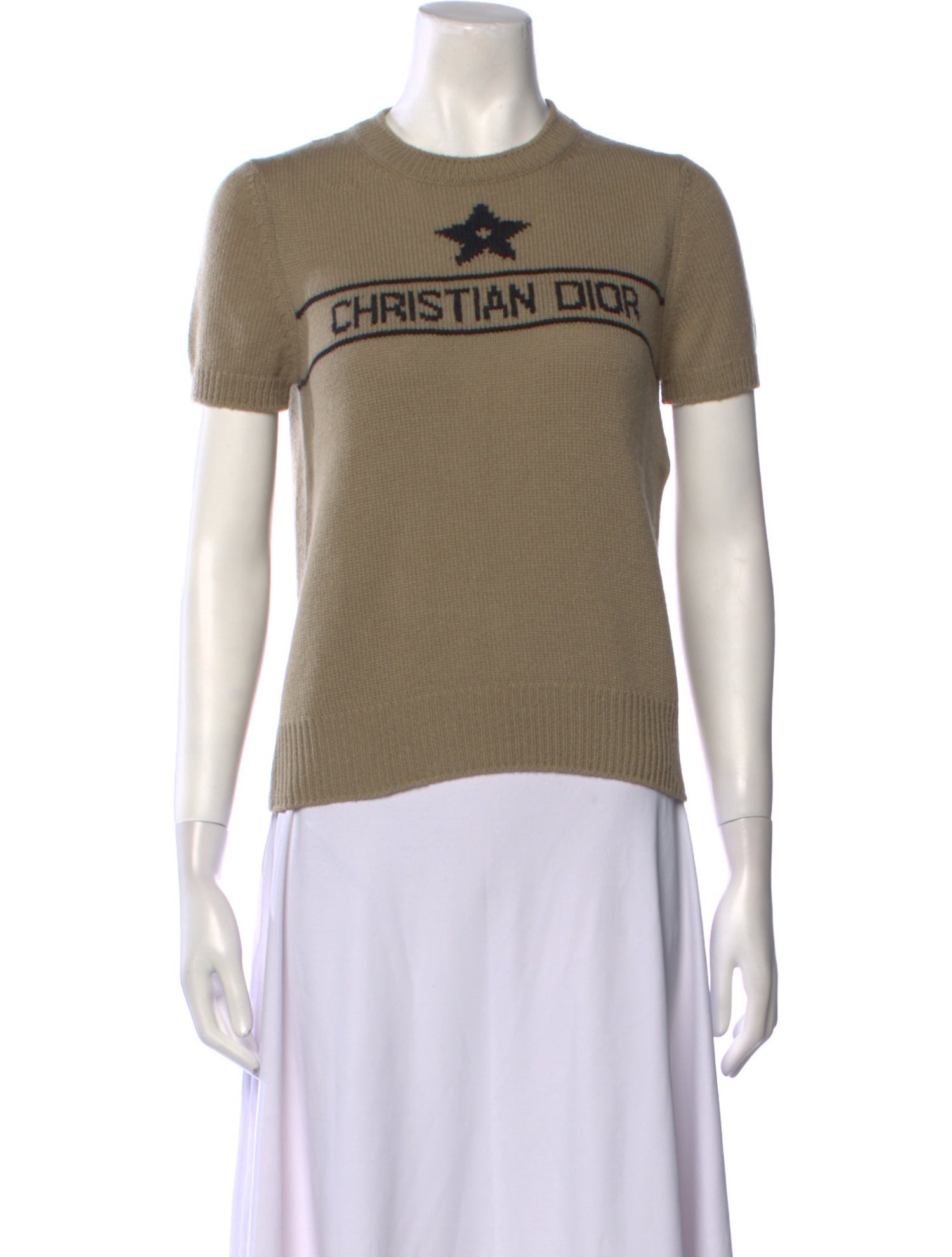 Christian Dior Cashmere Graphic Print T-Shirt