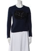 Christian Dior Cashmere Graphic Print Sweater
