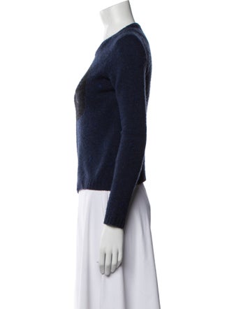 Christian Dior Cashmere Graphic Print Sweater